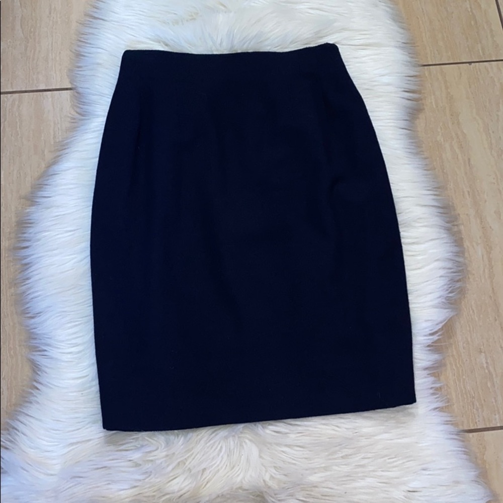Celine Paris Wool Pencil Skirt - Picture 1 of 4